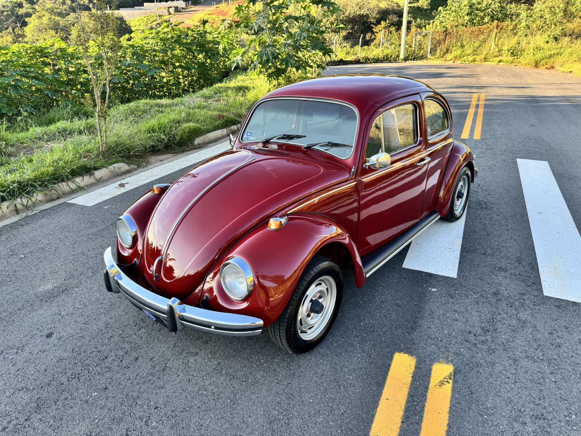VW Fusca 1600 1976 Vermelho Málaga