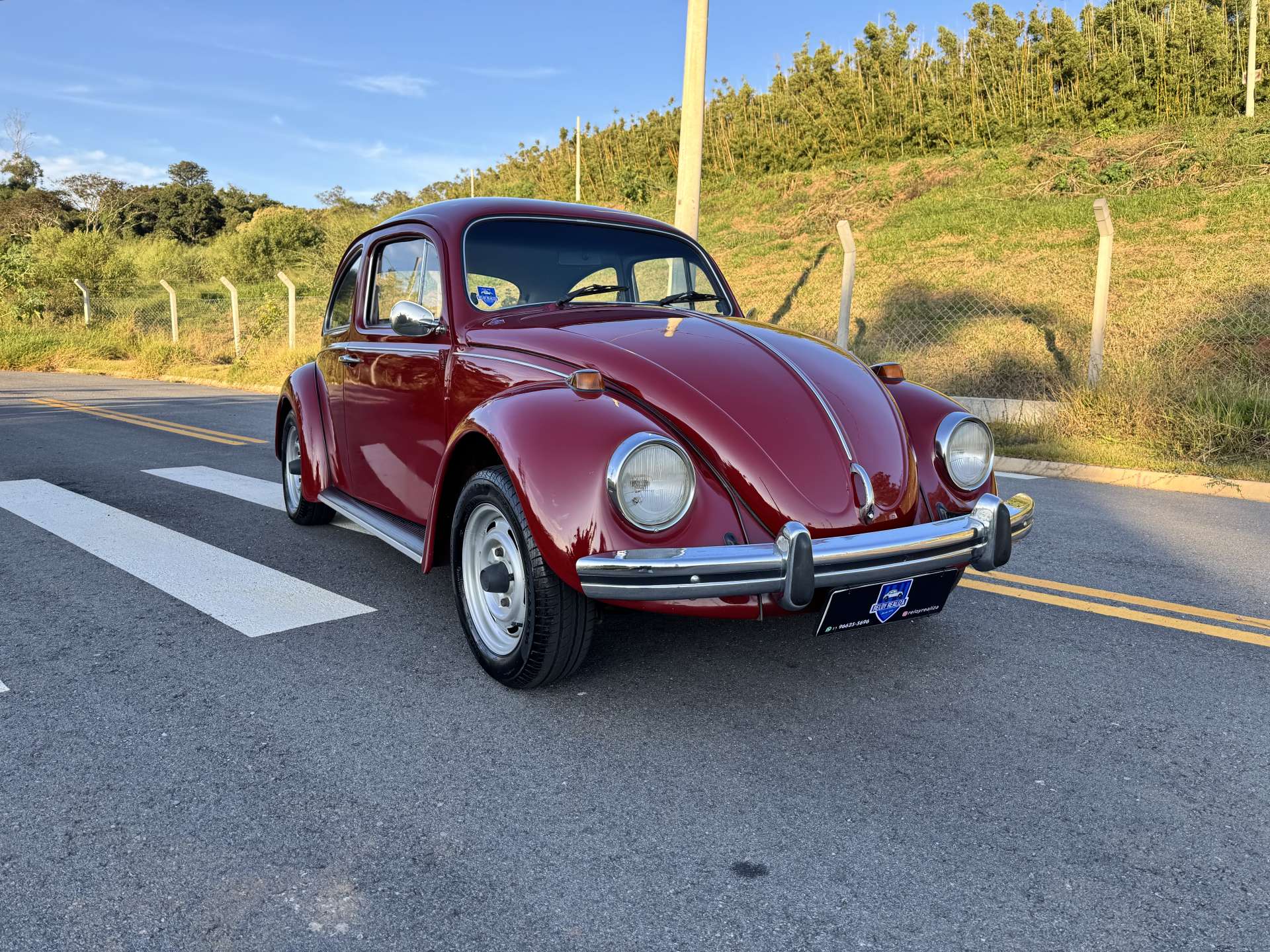 VW Fusca 1600 1976 Vermelho Málaga
