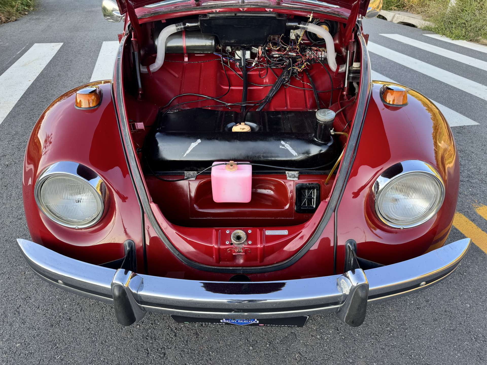 VW Fusca 1600 1976 Vermelho Málaga