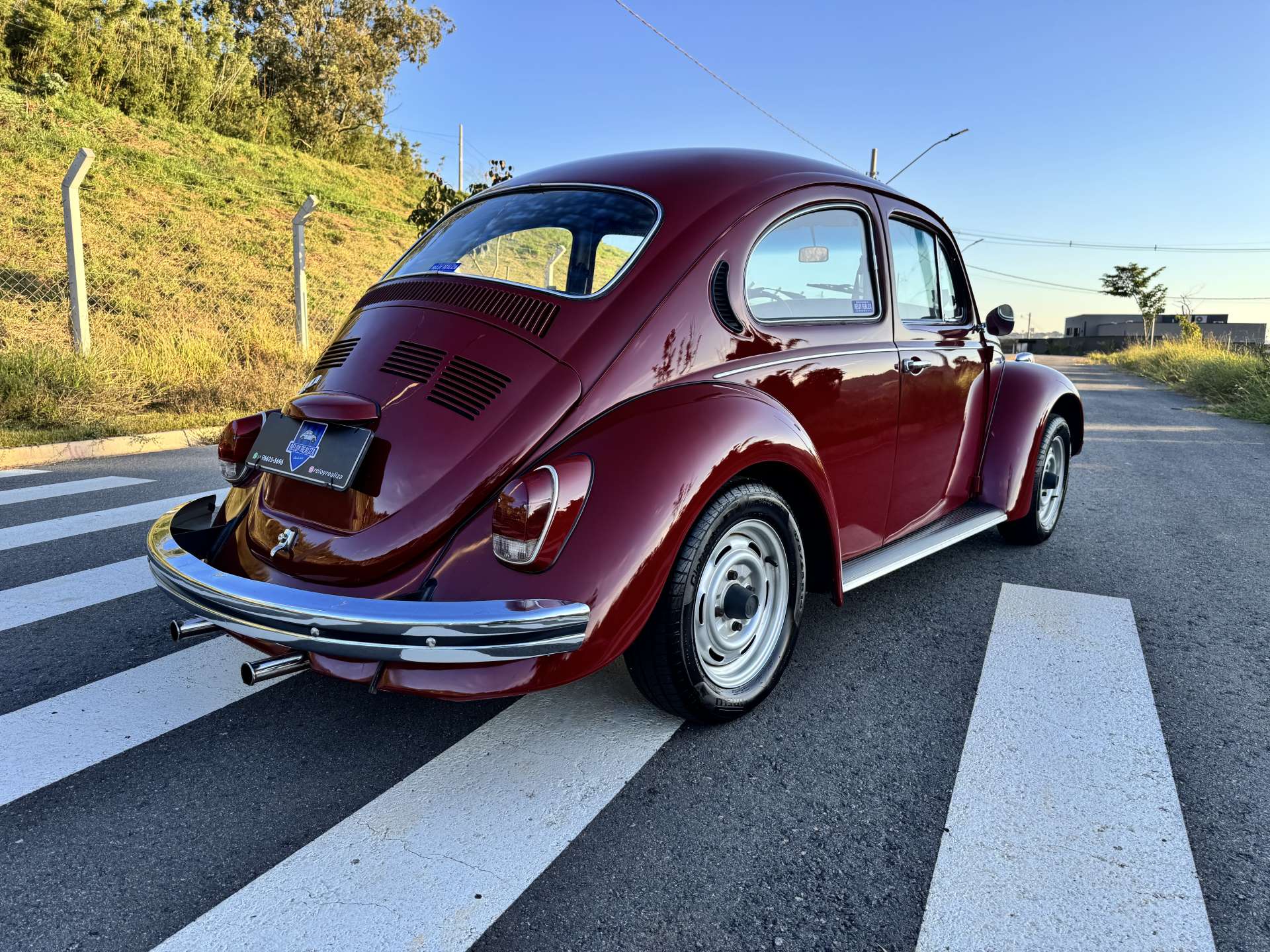 VW Fusca 1600 1976 Vermelho Málaga