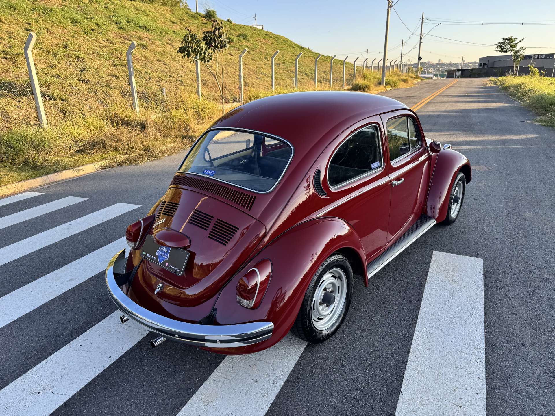 VW Fusca 1600 1976 Vermelho Málaga