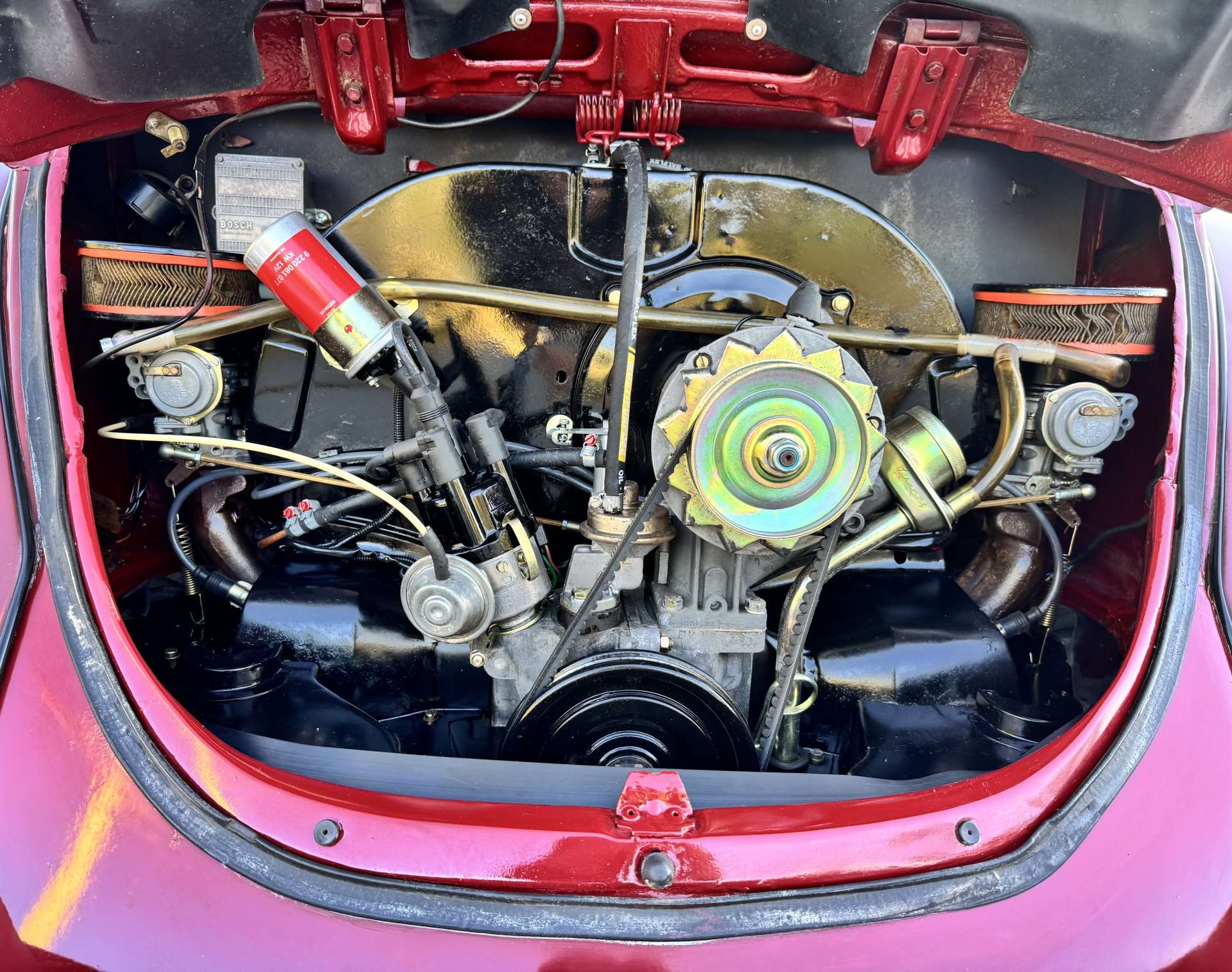 VW Fusca 1600 1976 Vermelho Málaga