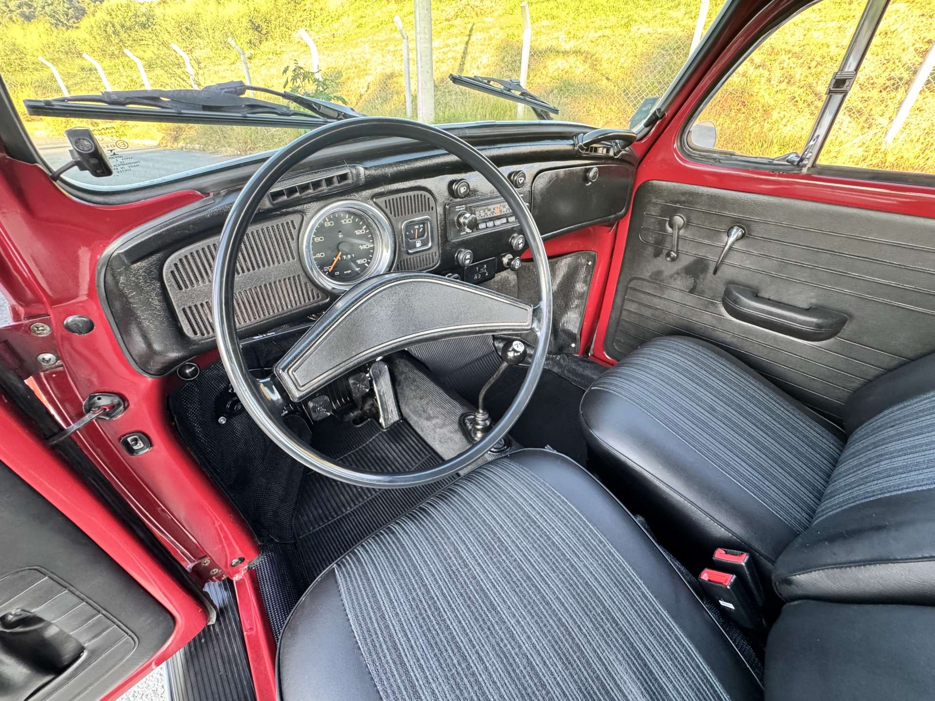 VW Fusca 1600 1976 Vermelho Málaga