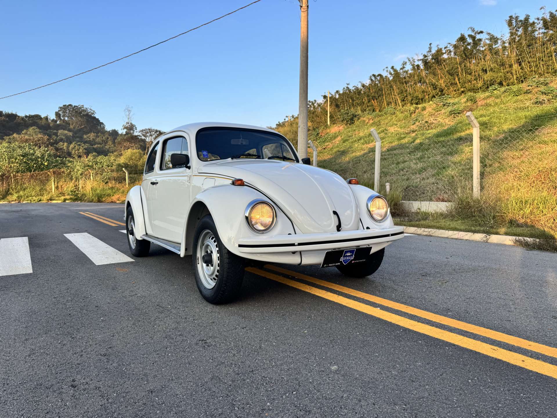 VW Fusca Itamar 1600 1995 Branco Star 