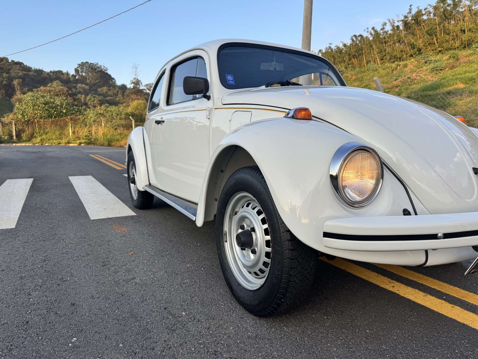 VW Fusca Itamar 1600 1995 Branco Star 