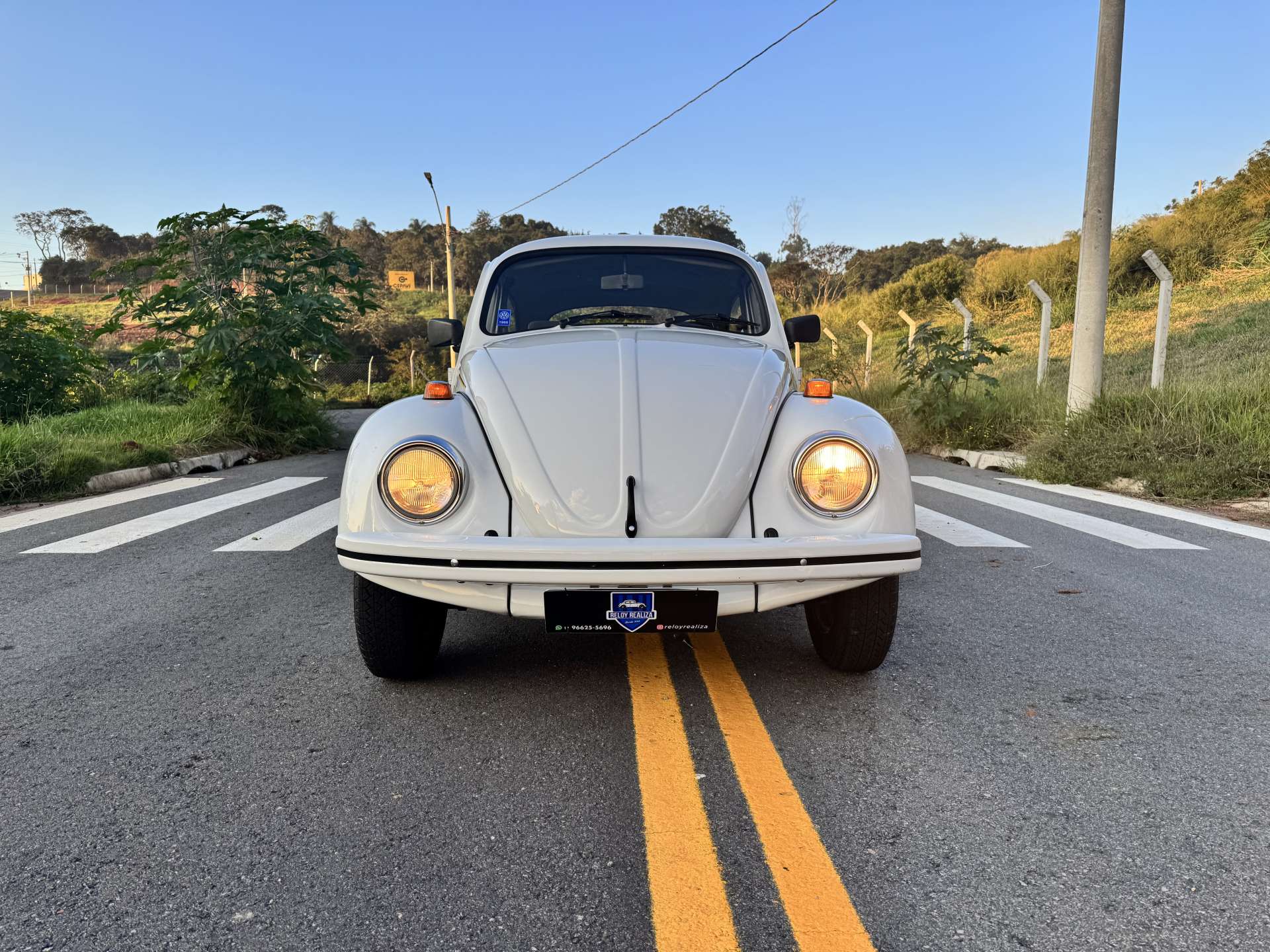 VW Fusca Itamar 1600 1995 Branco Star 