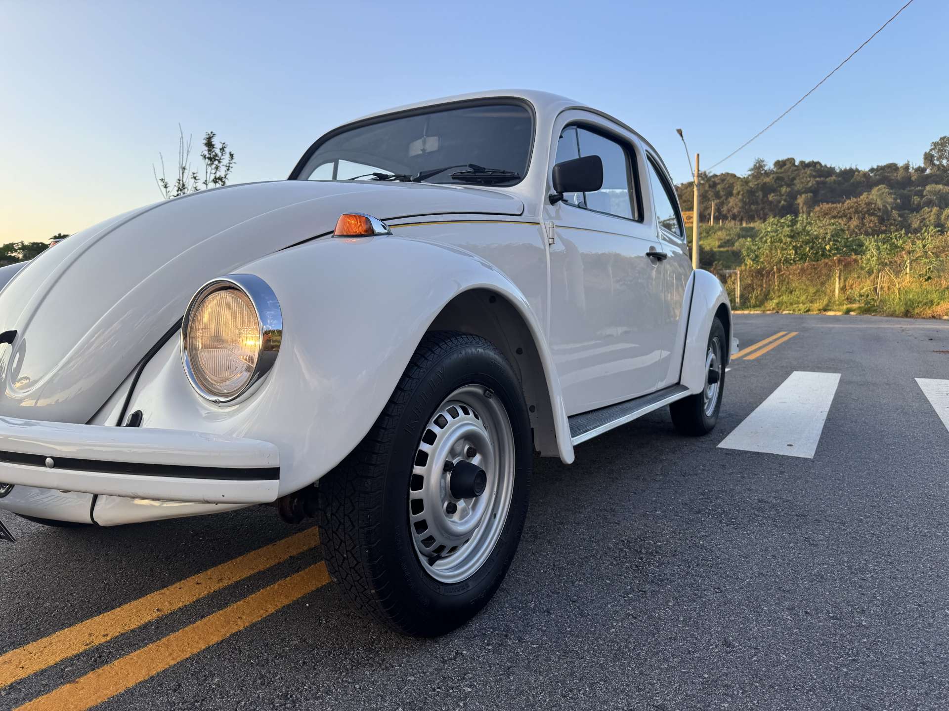 VW Fusca Itamar 1600 1995 Branco Star 