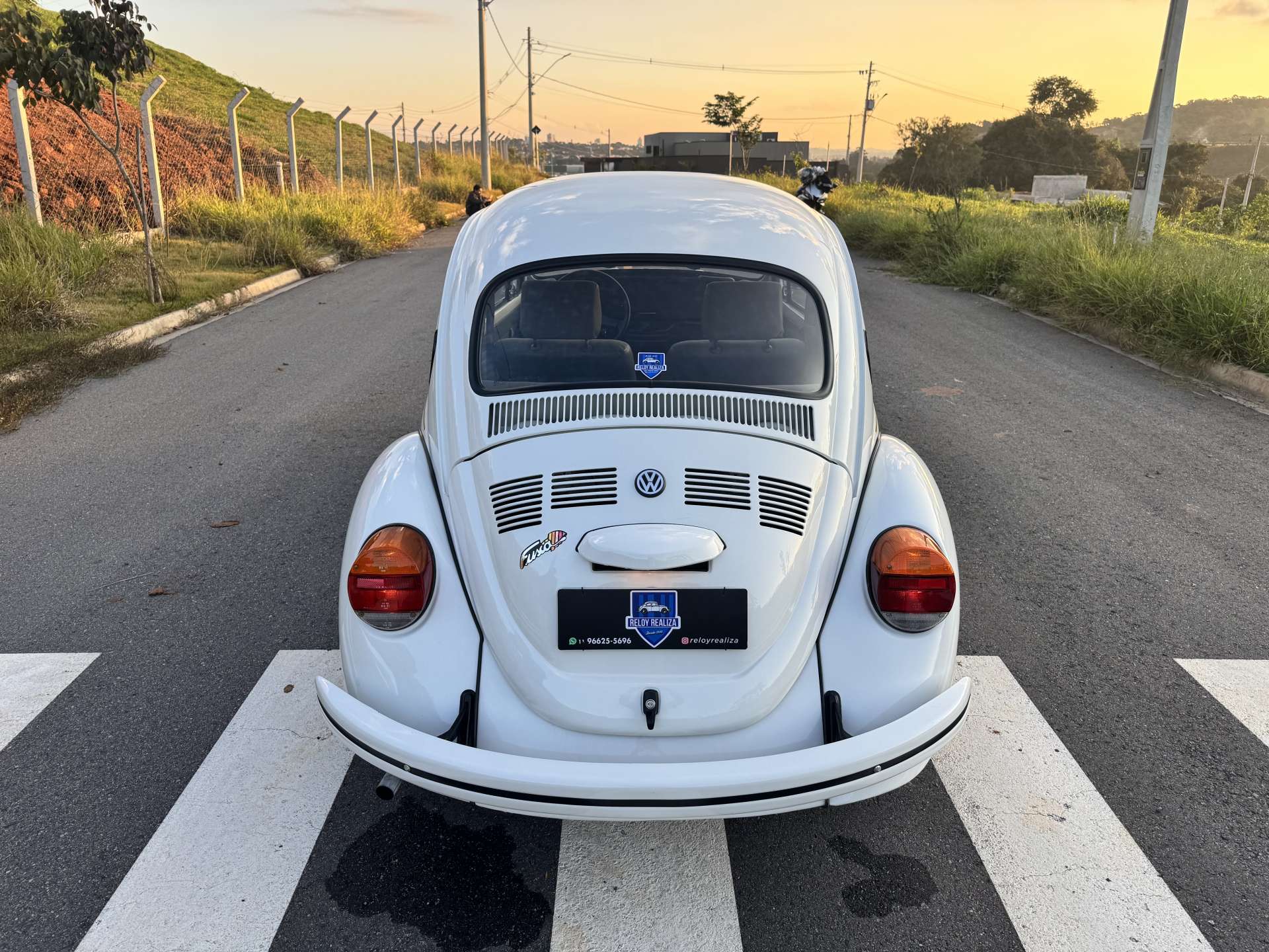 VW Fusca Itamar 1600 1995 Branco Star 