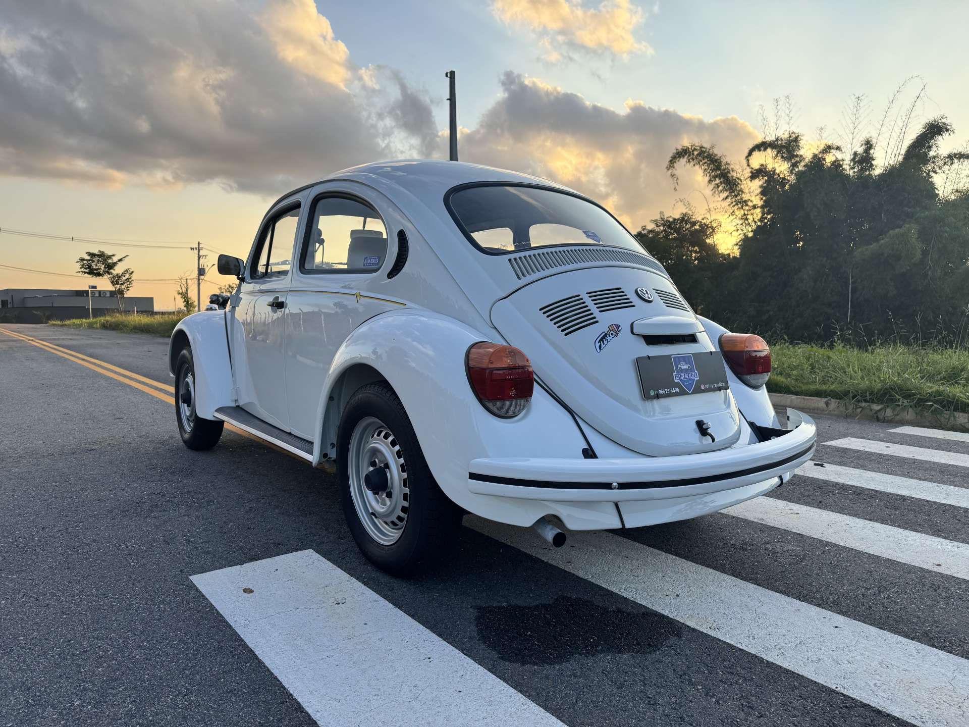 VW Fusca Itamar 1600 1995 Branco Star 