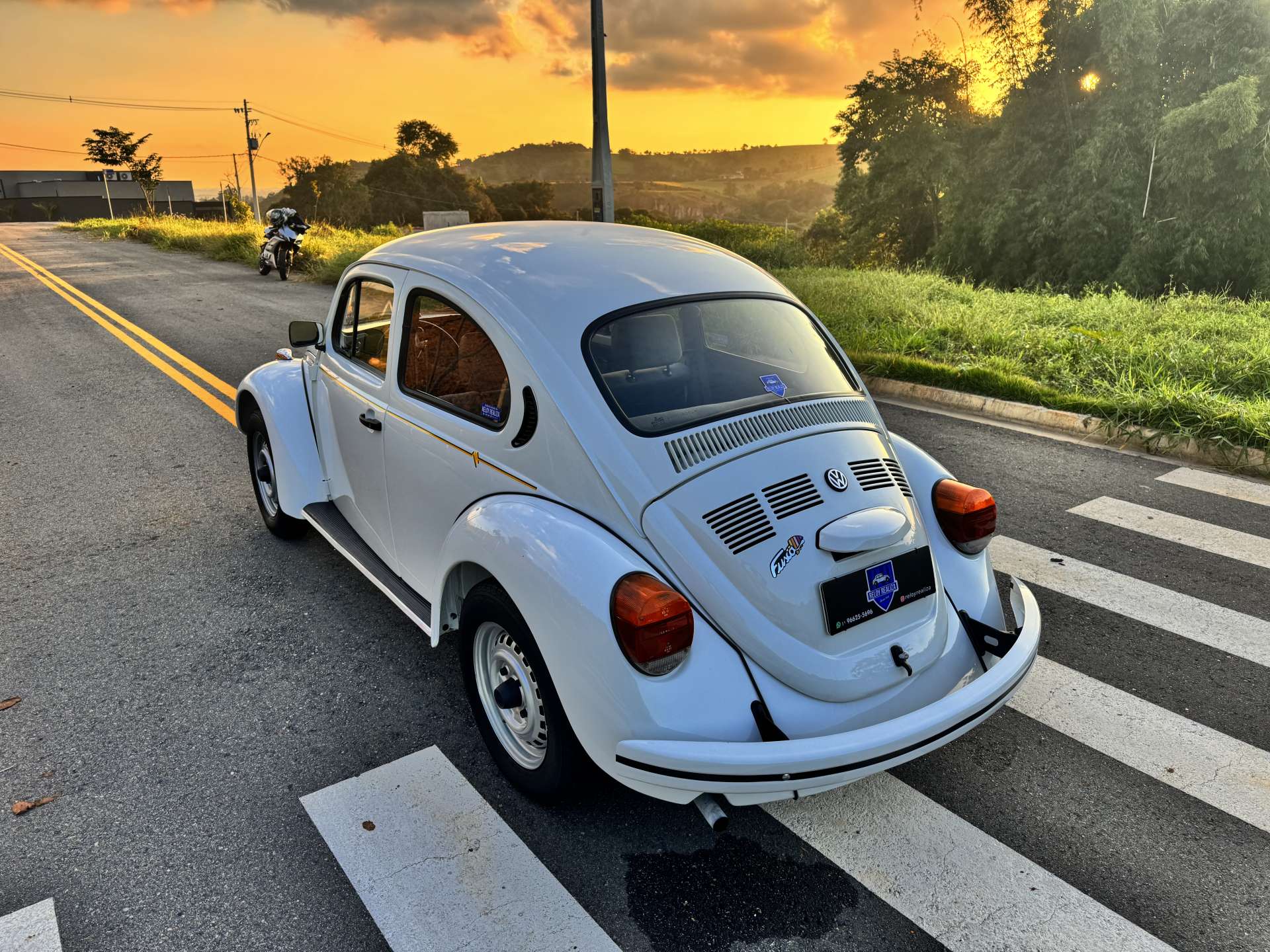 VW Fusca Itamar 1600 1995 Branco Star 