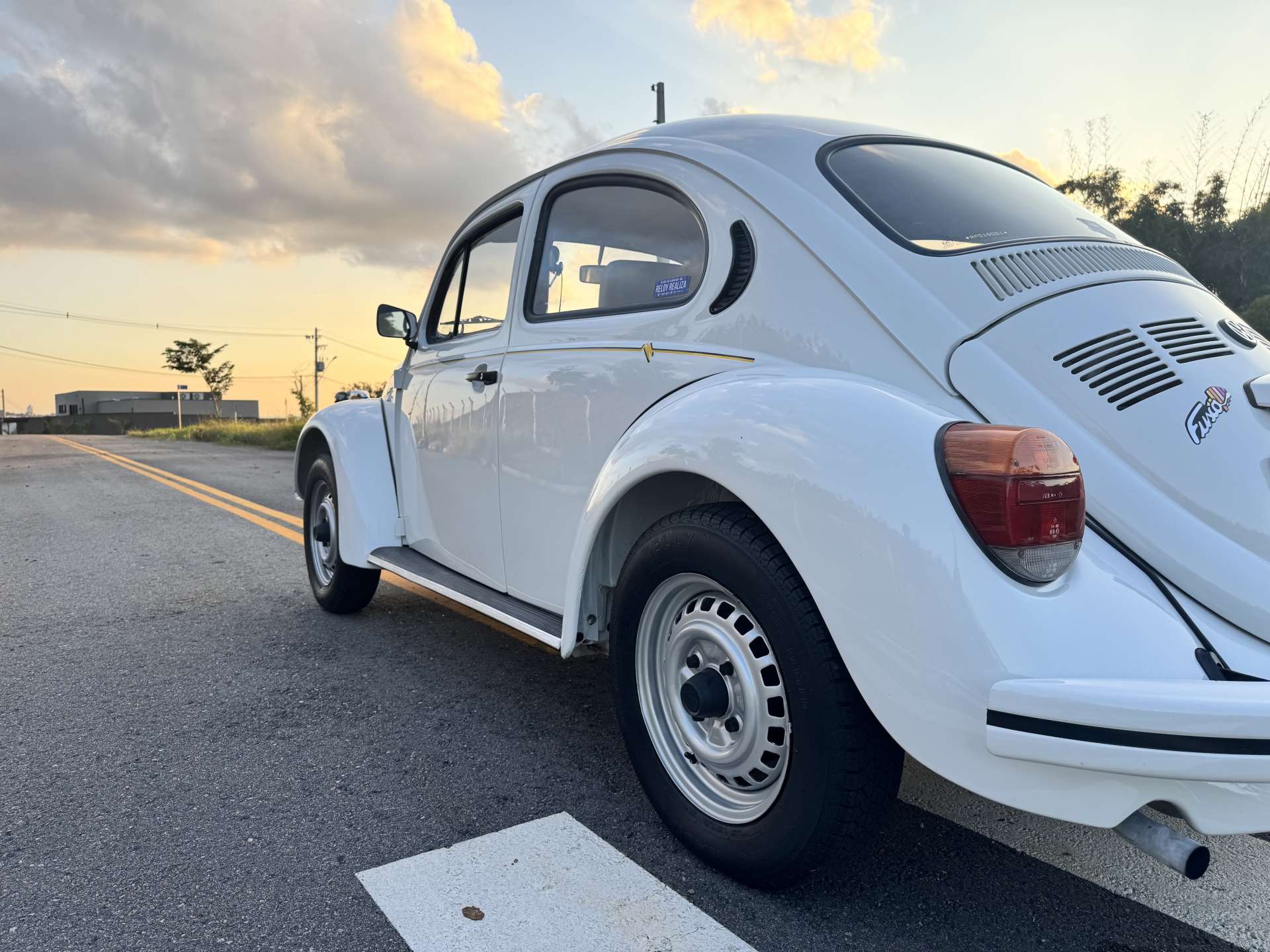 VW Fusca Itamar 1600 1995 Branco Star 