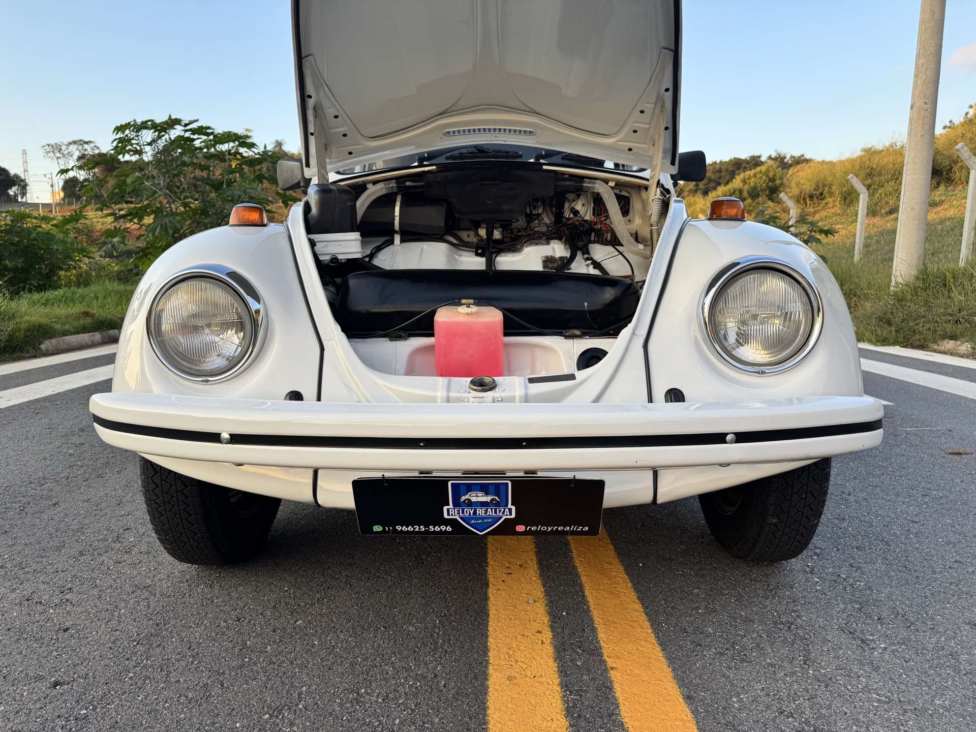 VW Fusca Itamar 1600 1995 Branco Star 