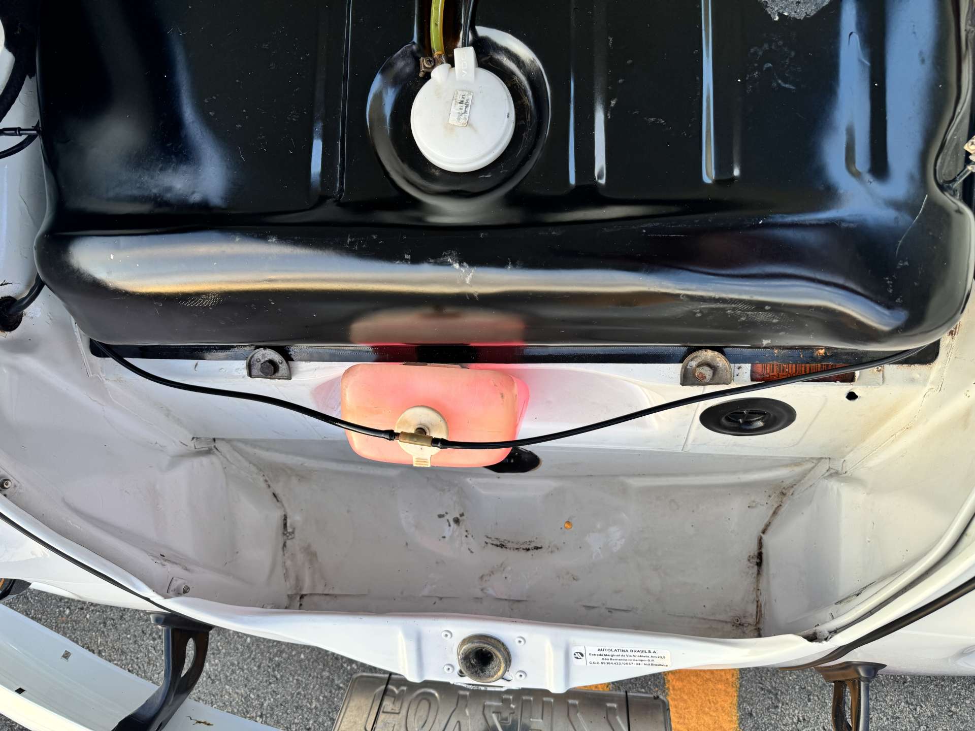 VW Fusca Itamar 1600 1995 Branco Star 