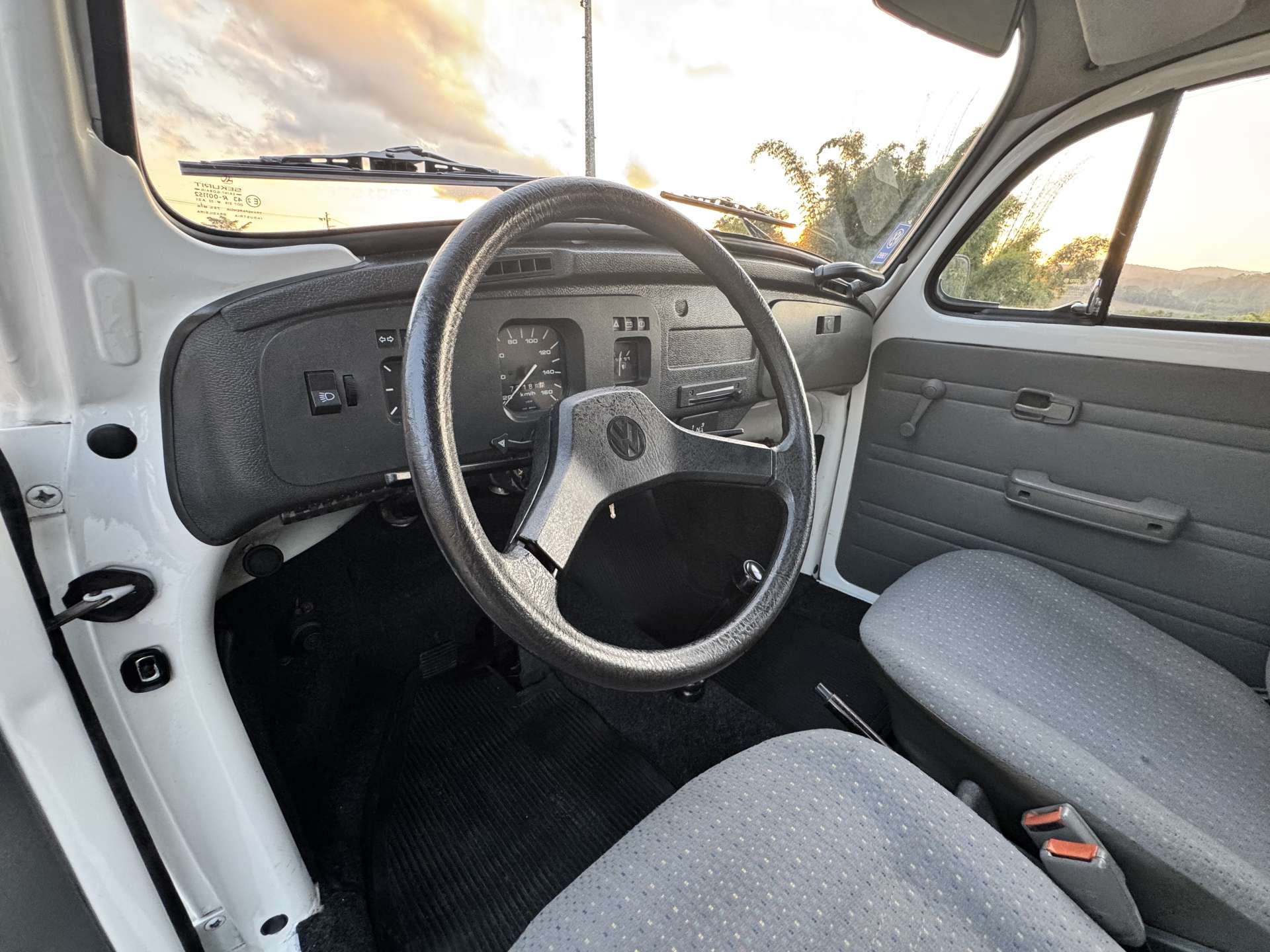 VW Fusca Itamar 1600 1995 Branco Star 