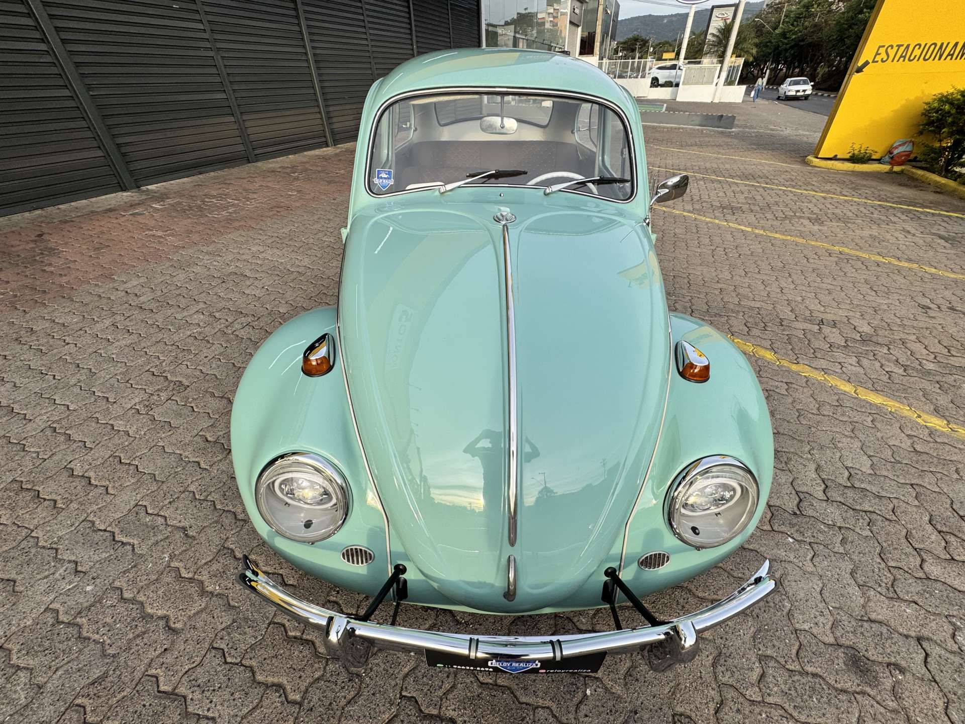 VW Fusca 1300 1969 Azul Pastel