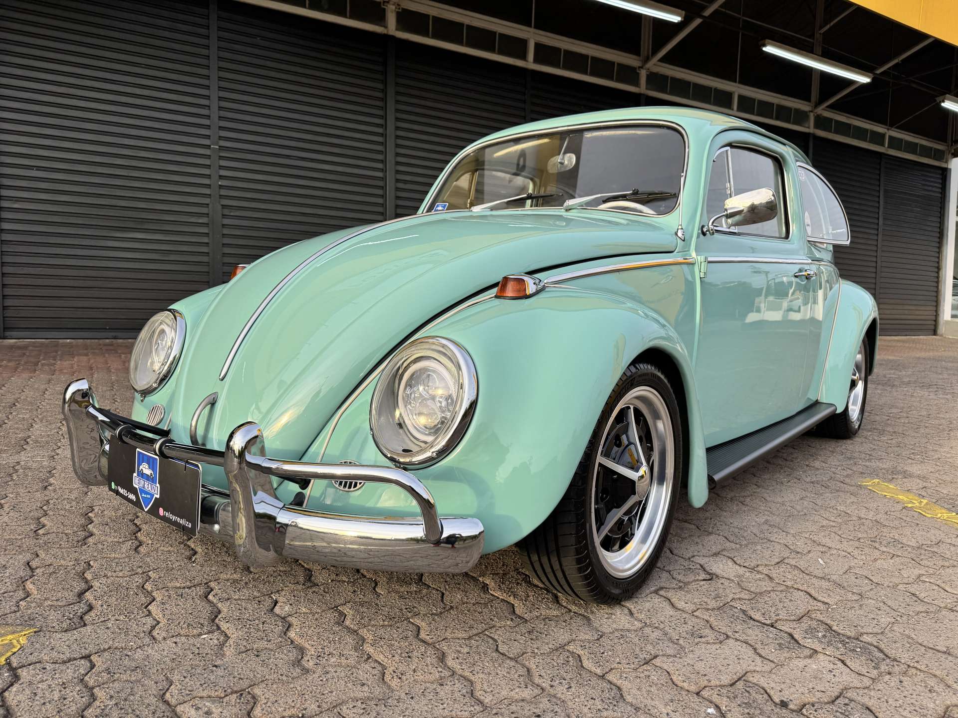 VW Fusca 1300 1969 Azul Pastel