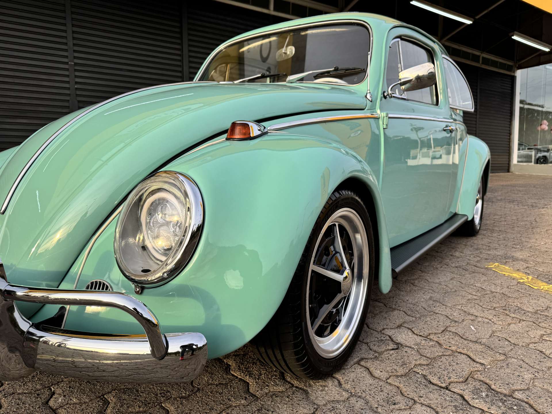 VW Fusca 1300 1969 Azul Pastel