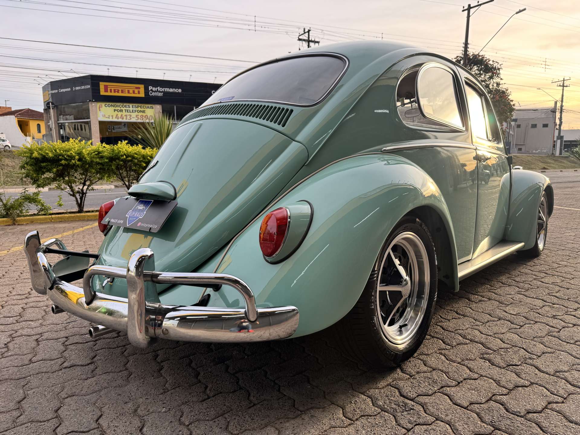 VW Fusca 1300 1969 Azul Pastel