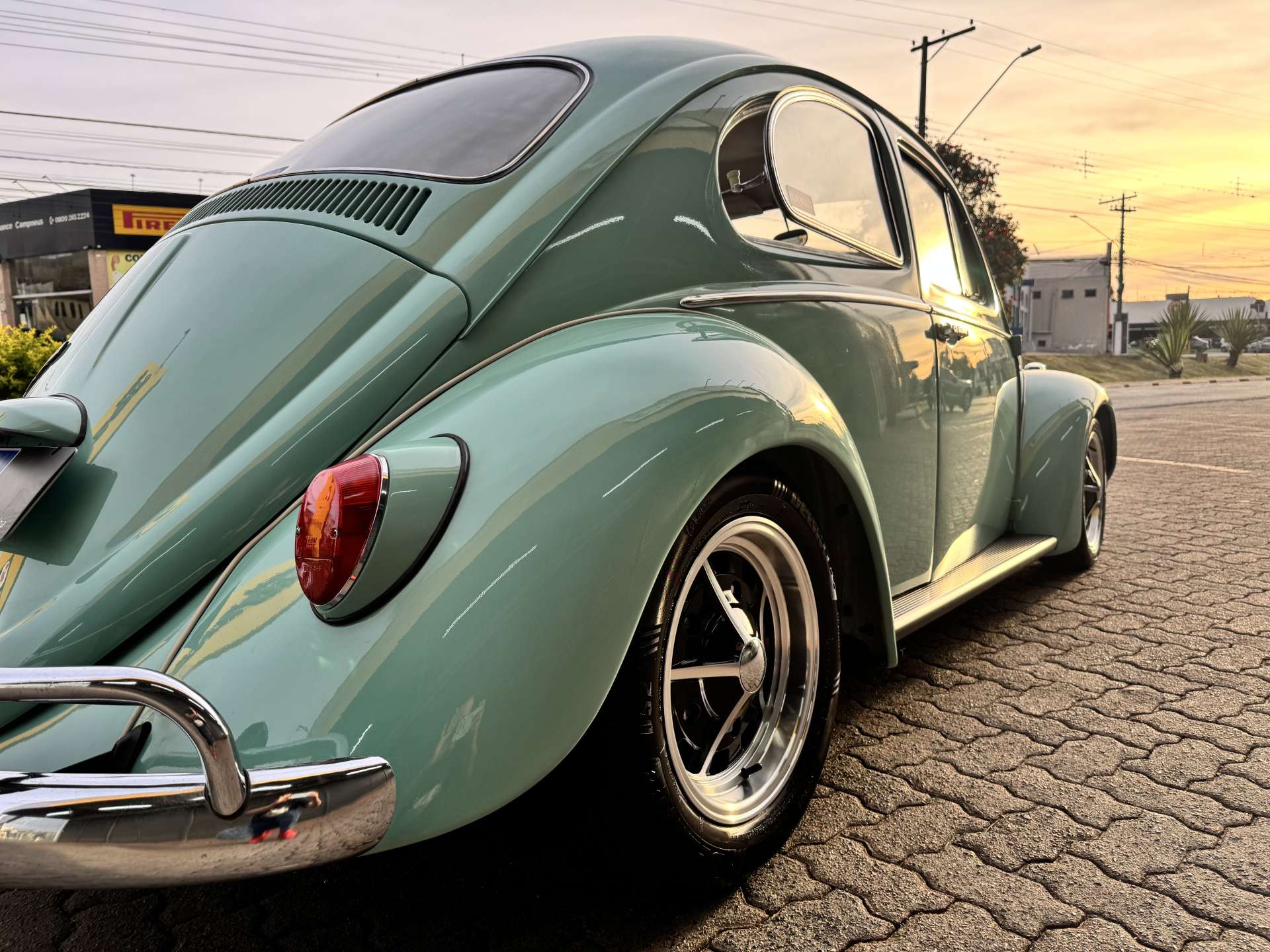 VW Fusca 1300 1969 Azul Pastel