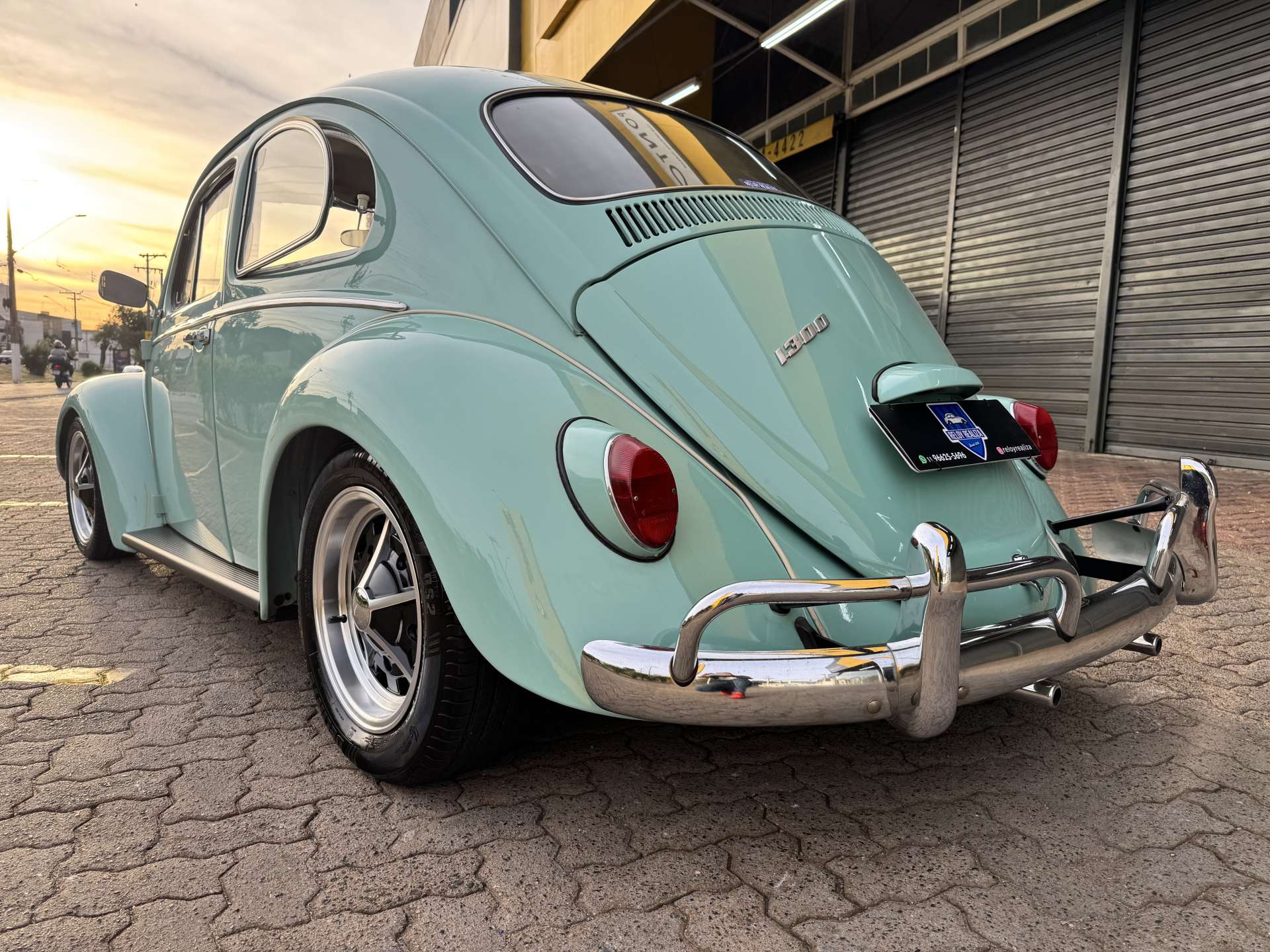 VW Fusca 1300 1969 Azul Pastel