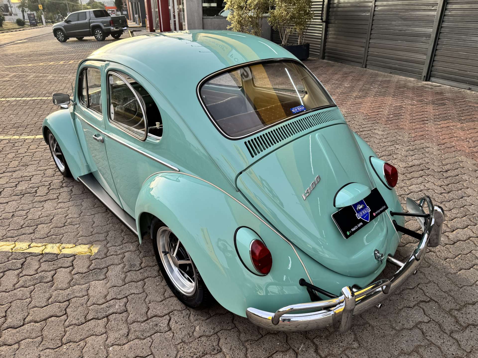 VW Fusca 1300 1969 Azul Pastel