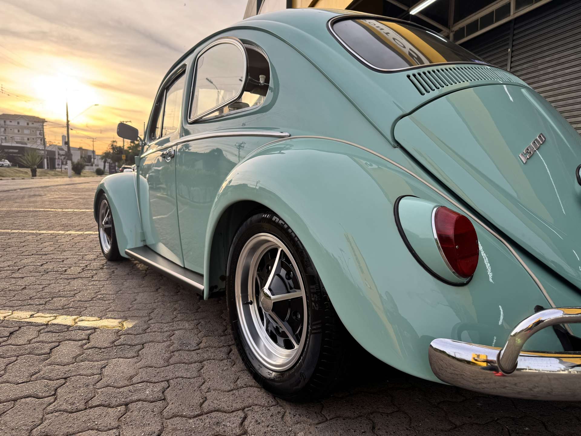 VW Fusca 1300 1969 Azul Pastel