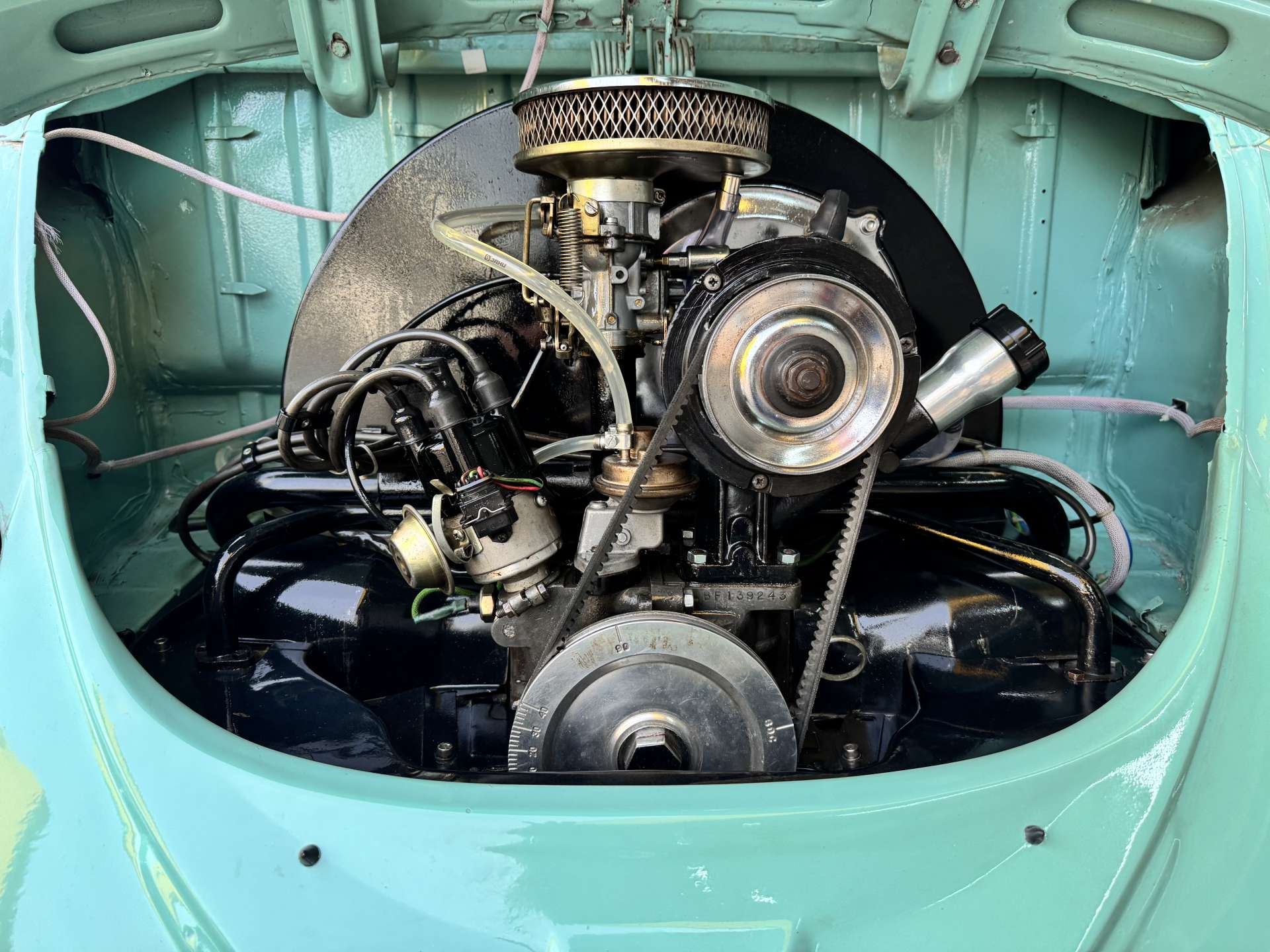 VW Fusca 1300 1969 Azul Pastel