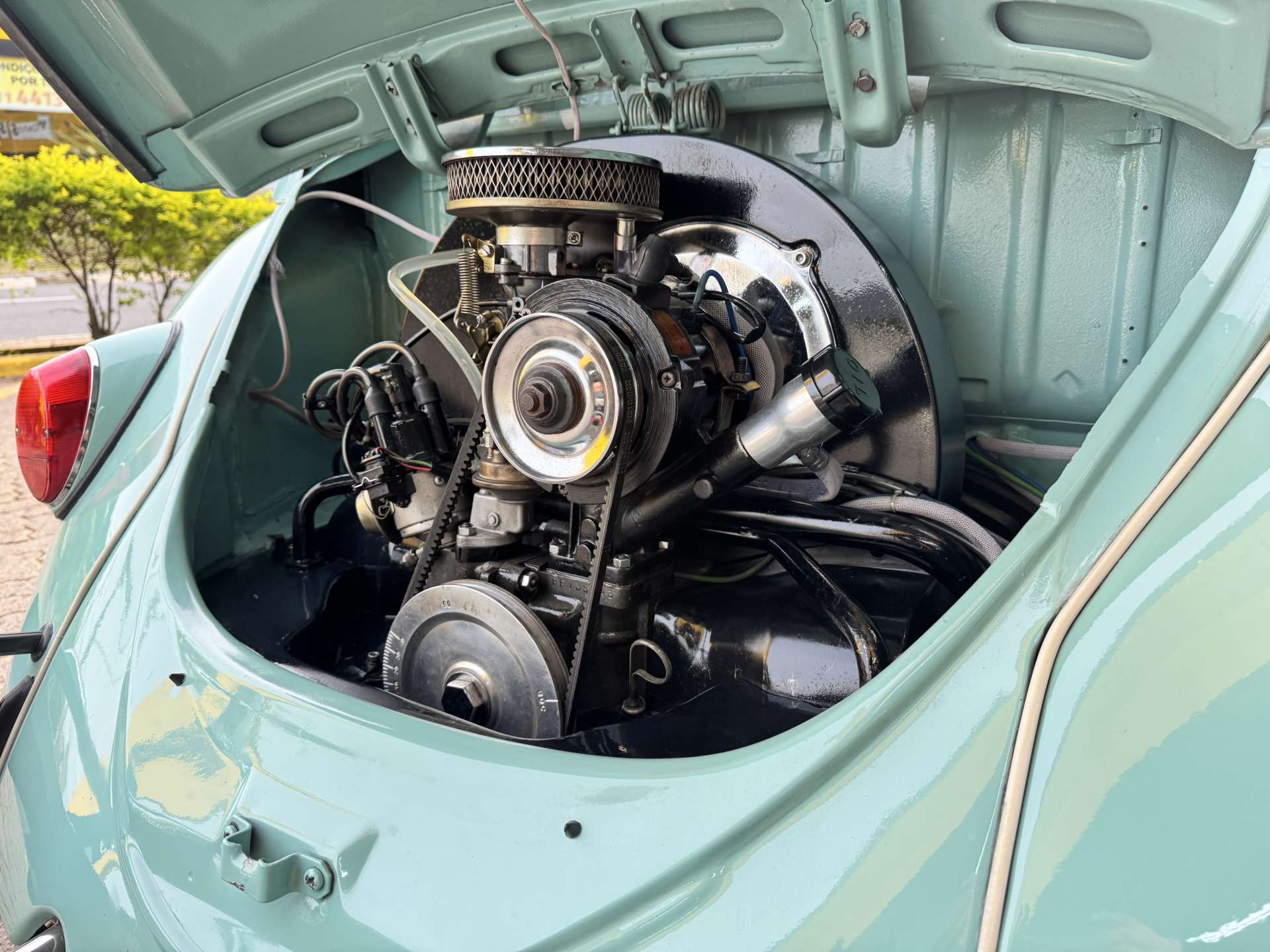 VW Fusca 1300 1969 Azul Pastel