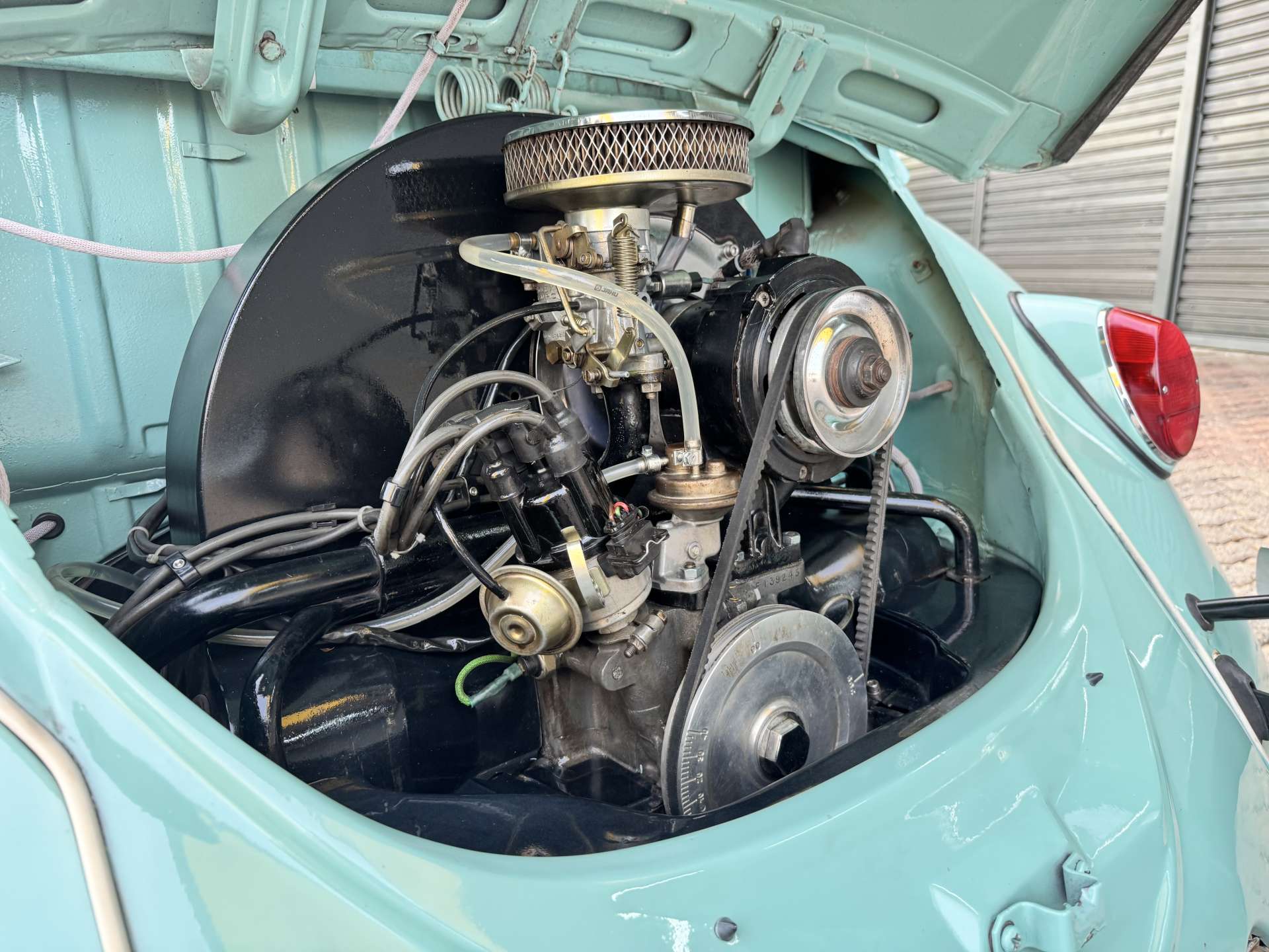 VW Fusca 1300 1969 Azul Pastel
