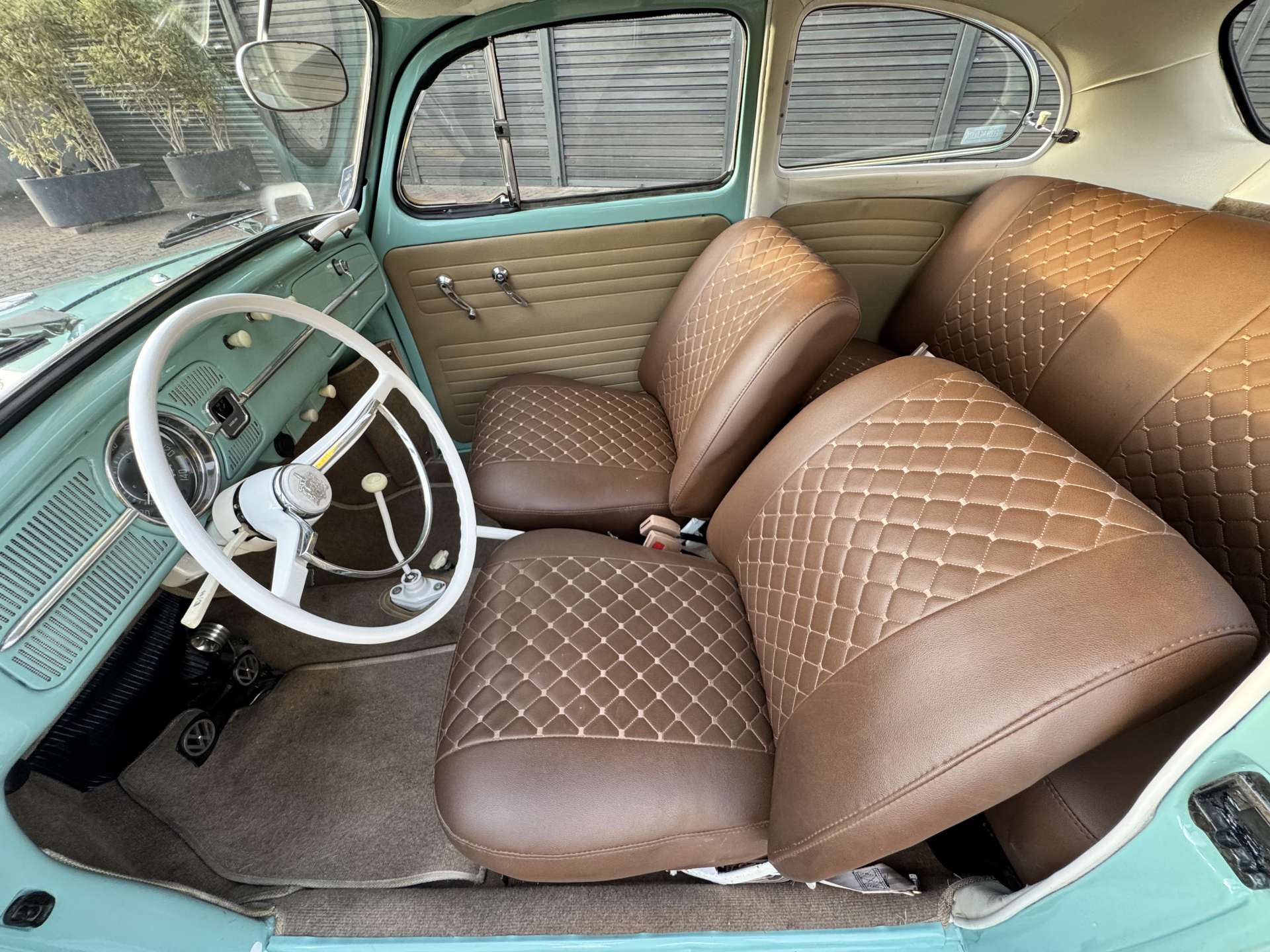 VW Fusca 1300 1969 Azul Pastel