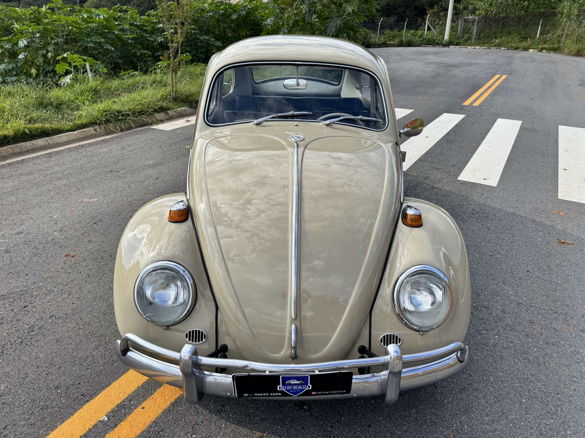 VW FUSCA 1300 1969 Bege Claro