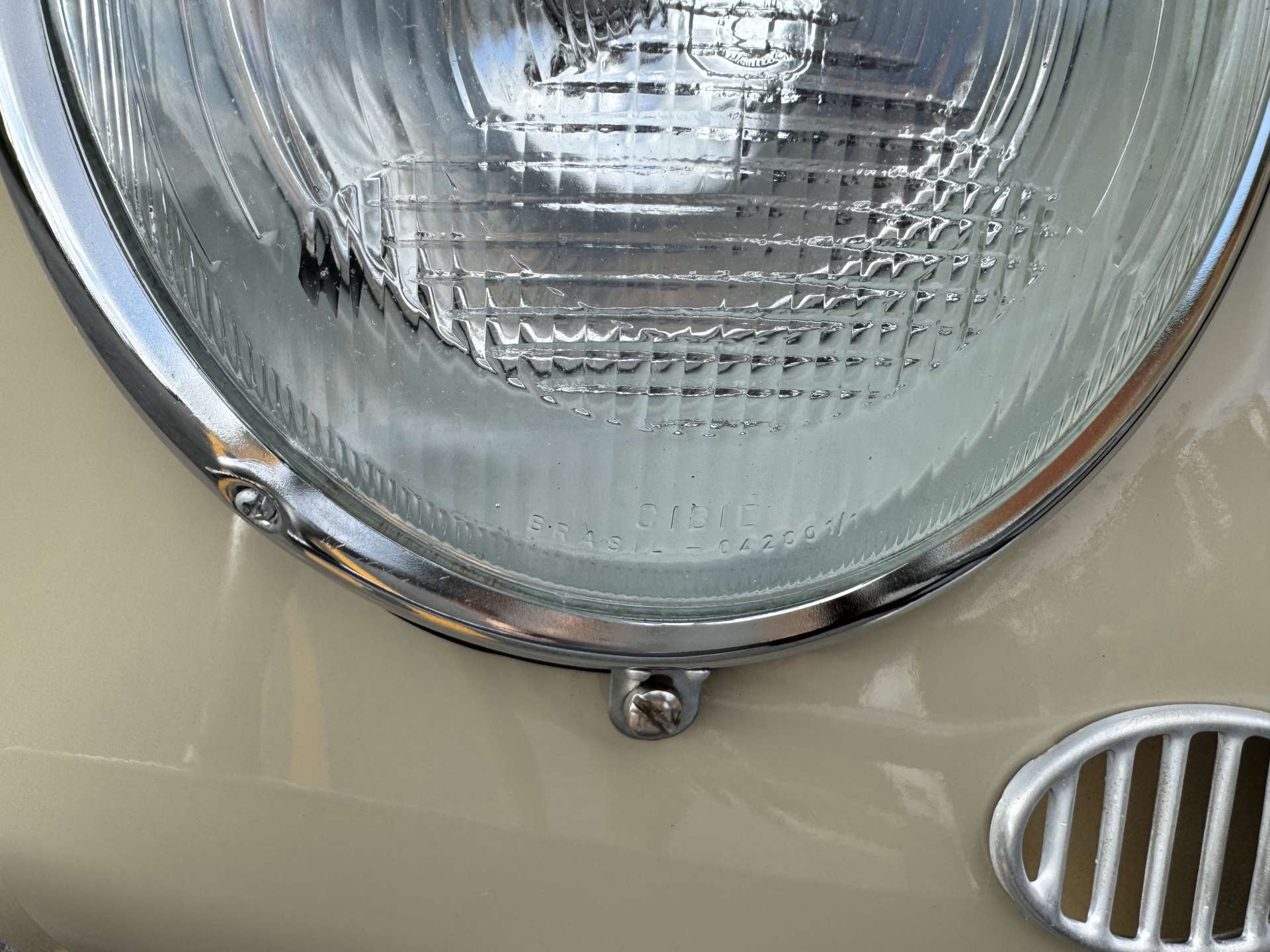 VW FUSCA 1300 1969 Bege Claro