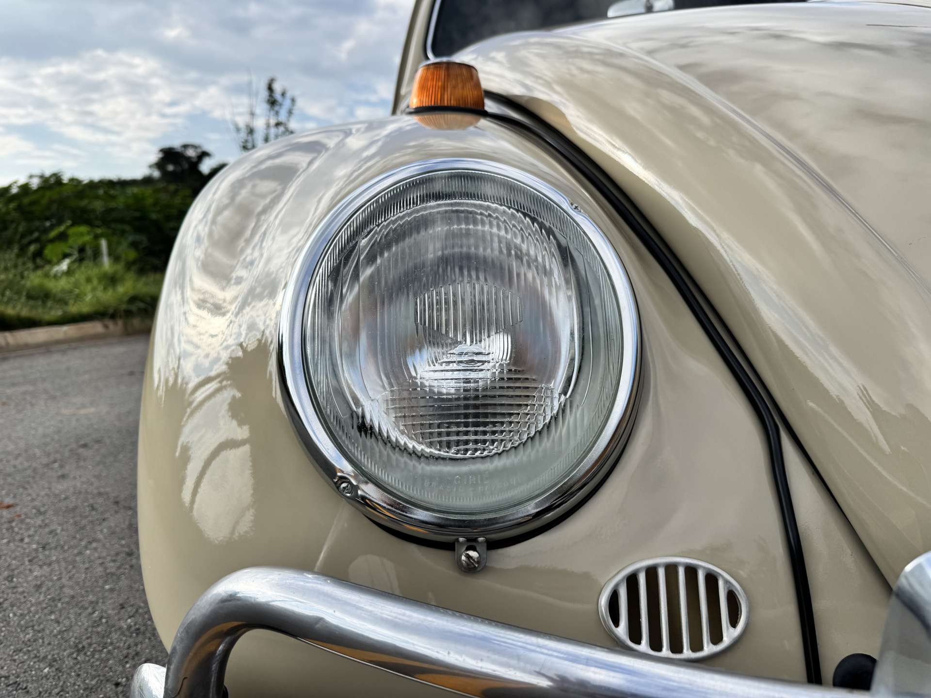 VW FUSCA 1300 1969 Bege Claro