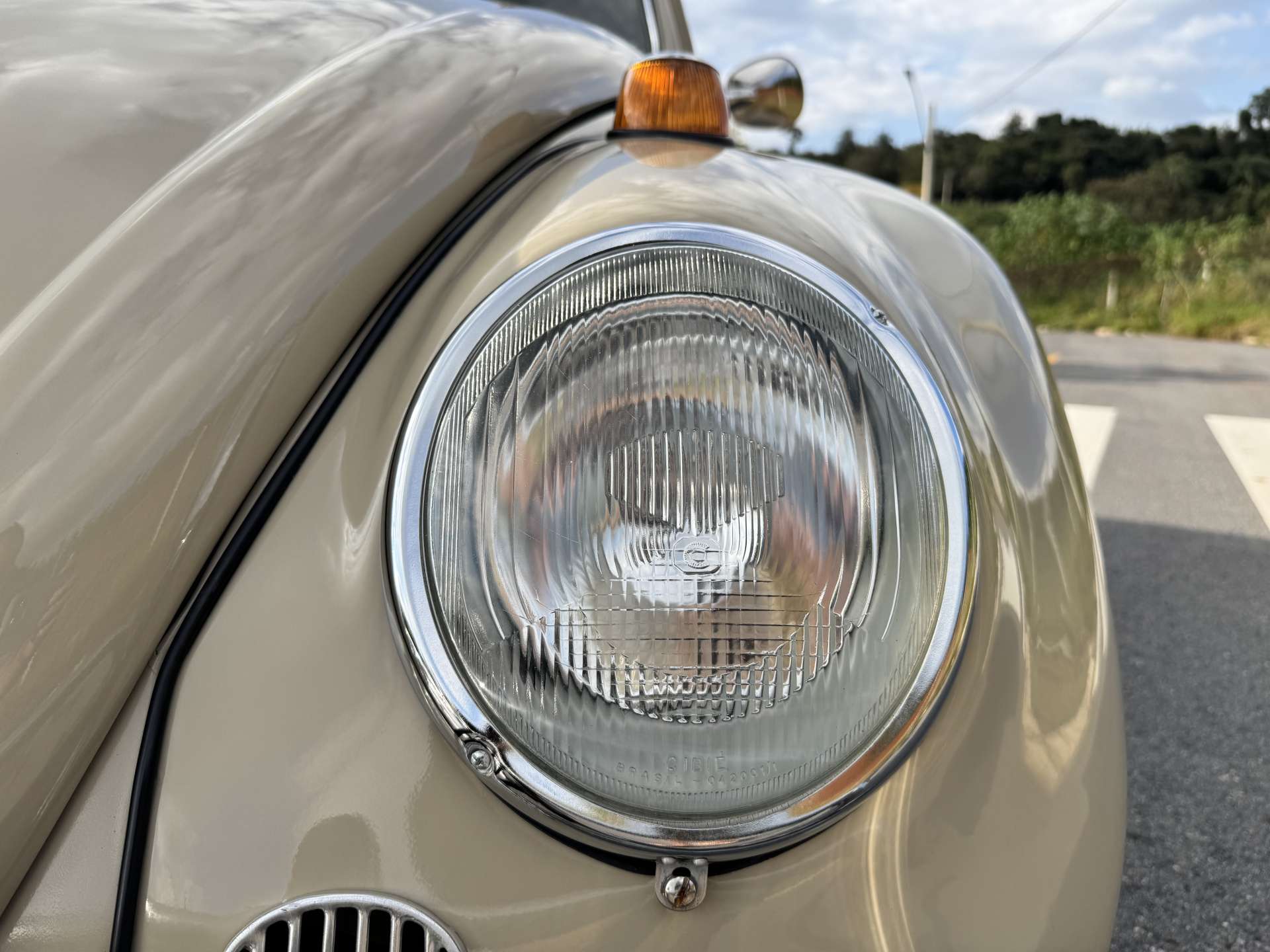 VW FUSCA 1300 1969 Bege Claro