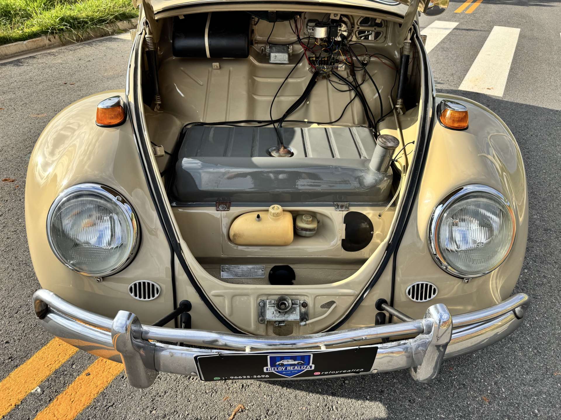 VW FUSCA 1300 1969 Bege Claro