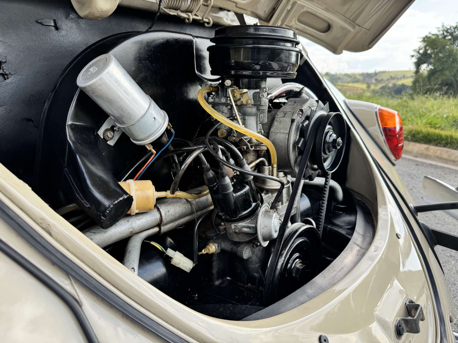 VW FUSCA 1300 1969 Bege Claro