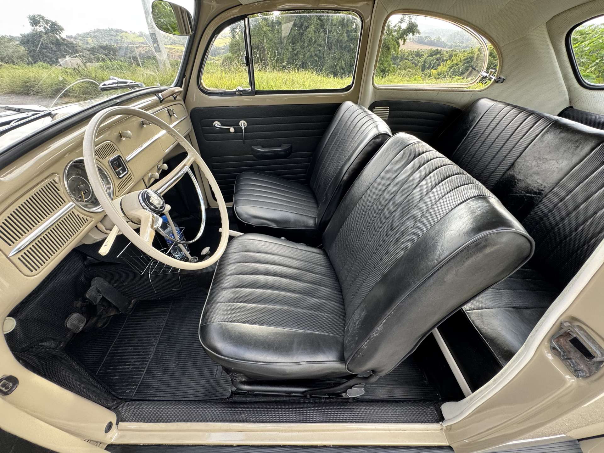 VW FUSCA 1300 1969 Bege Claro