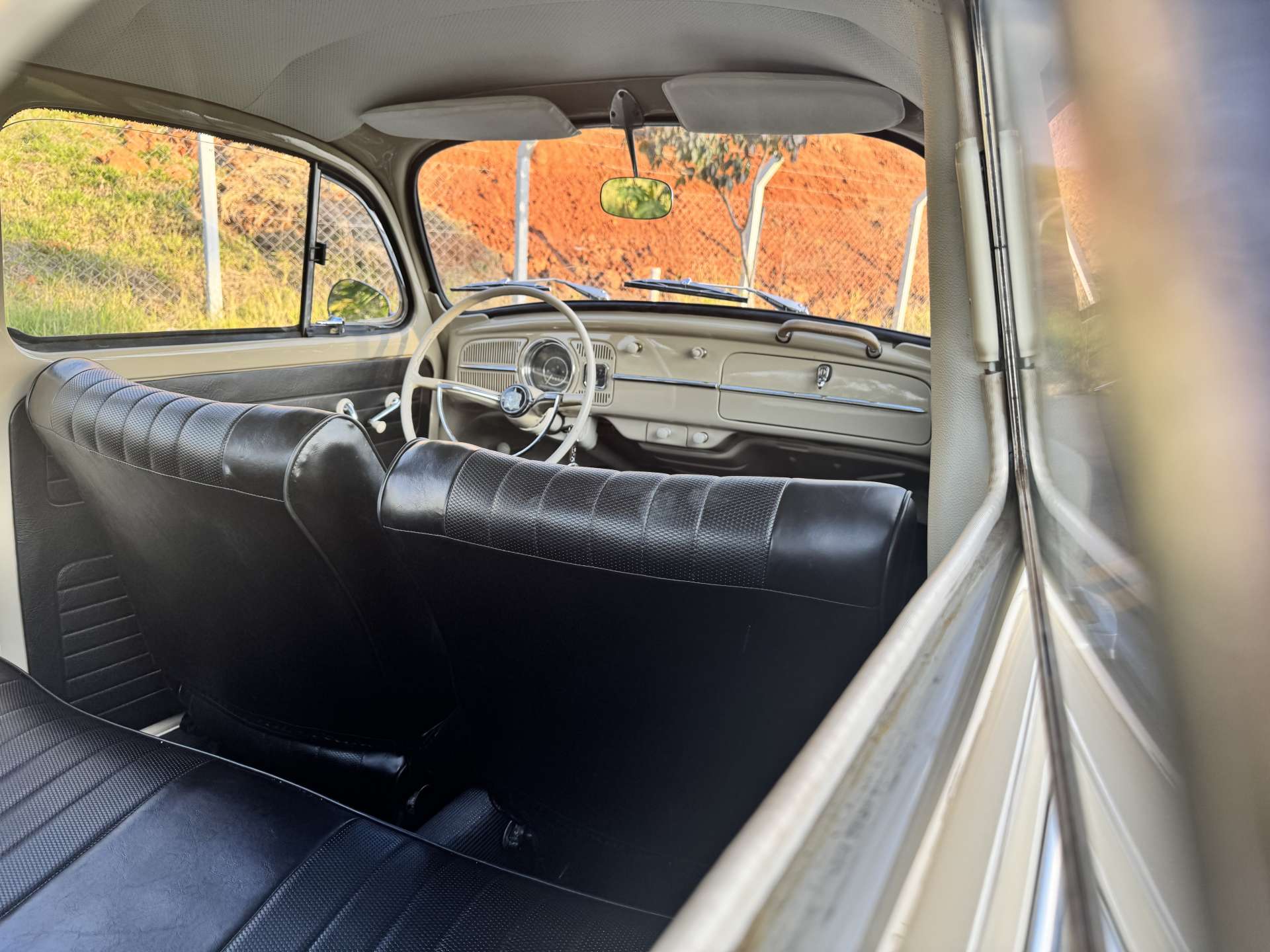 VW FUSCA 1300 1969 Bege Claro